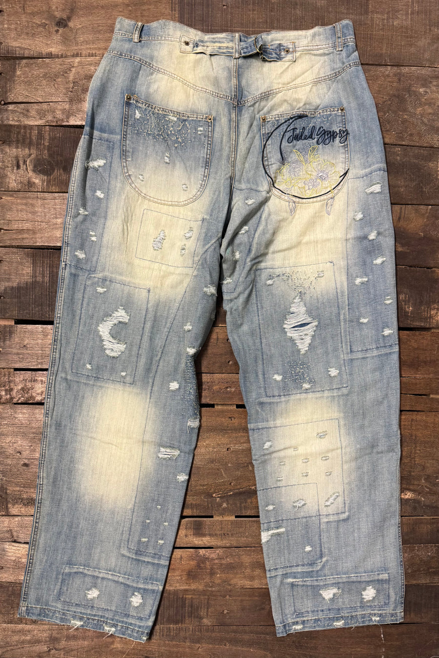 Jaded Gypsy Peace and Love Jeans - Faith
