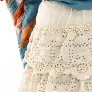 Magnolia Pearl Eyelet Angelique Skirt 116 - Moonlight
