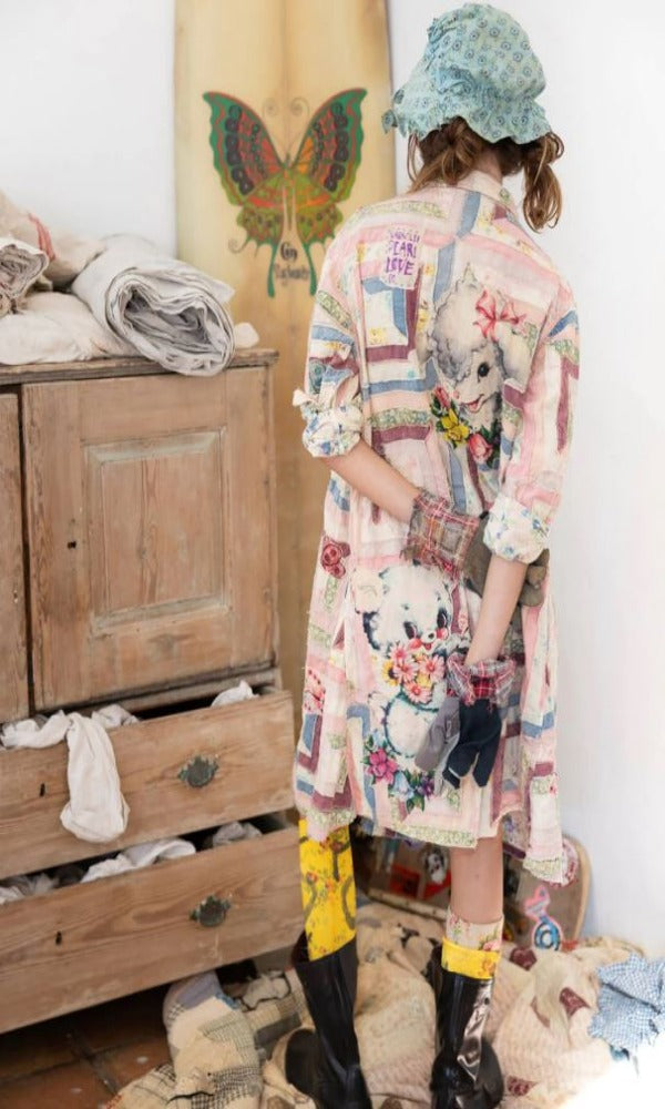 Magnolia Pearl Quiltwork Ondra Coat 824 Log Cabin