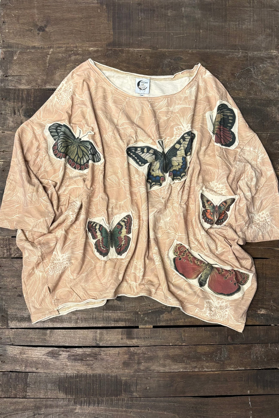 Jaded Gypsy Be Free Top - Tan Flutter By