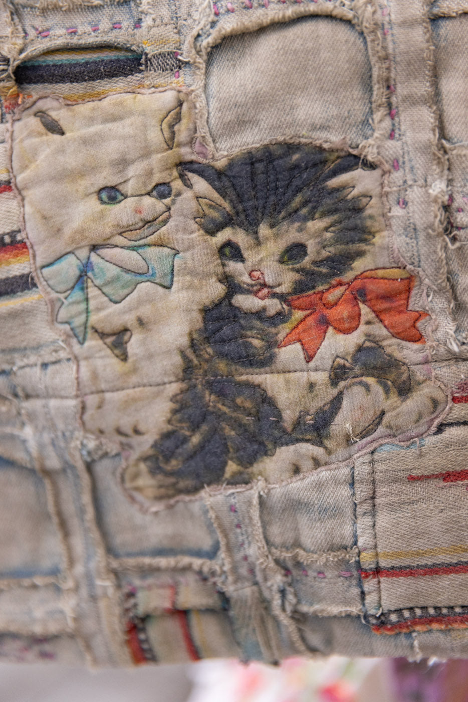 Magnolia Pearl Kitten Me Zipper Pouch 065 - Faded Indigo