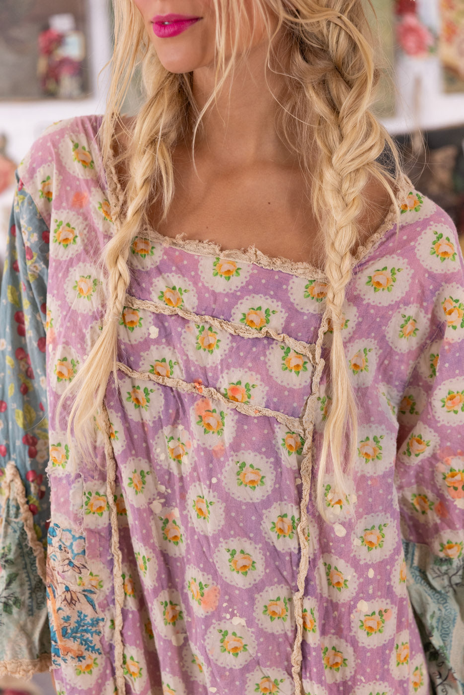 Magnolia Pearl Luna Moth Helenia Dress 1228 - Avignon