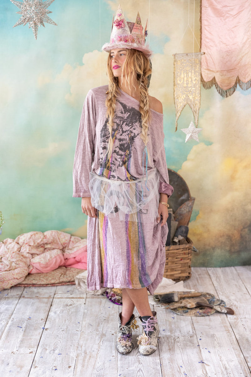 Magnolia Pearl Cosmic Love Viggo Tee Dress 1326 - Sunfaded Azalea