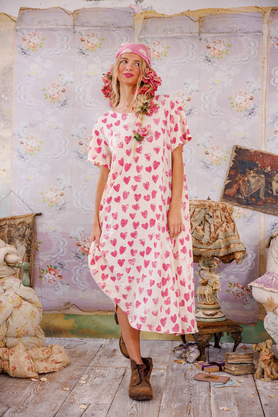 Magnolia Pearl All My Love Tee Dress 1377 - Where Love Flows