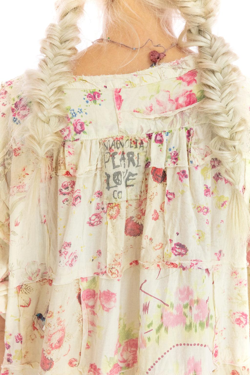 Magnolia Pearl Floral Patchwork Prairie Dress 865 - Starling Rose