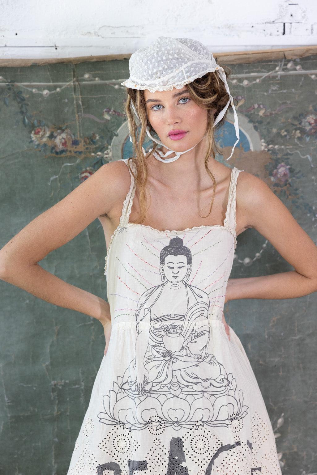 Magnolia Pearl Eyelet Tevy Peace Tank Dress 956 - Moonlight