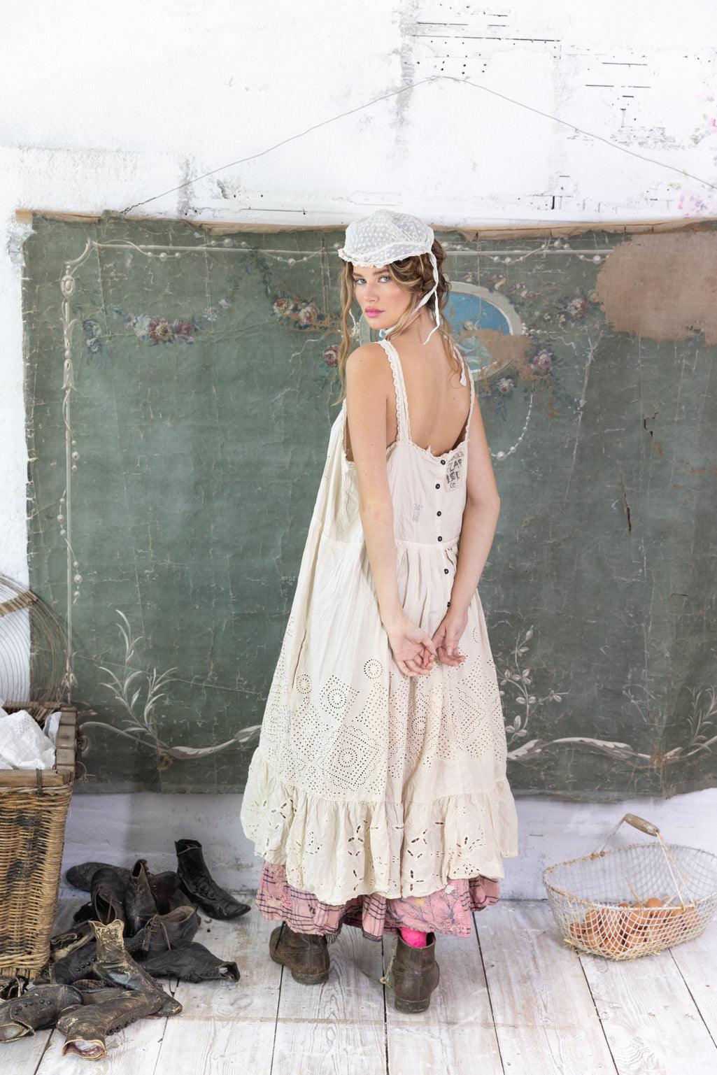 Magnolia Pearl Eyelet Tevy Peace Tank Dress 956 - Moonlight