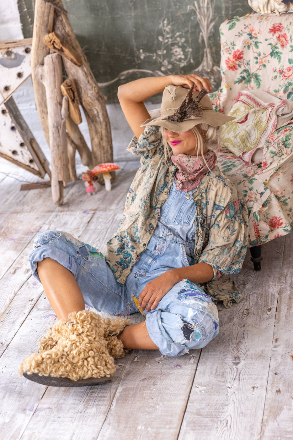 Magnolia Pearl Idgy Ruffle Shirt 2161 - Hope