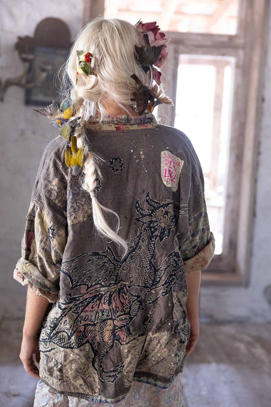 Magnolia Pearl Dragon Julian Kimono 1077 - Raven
