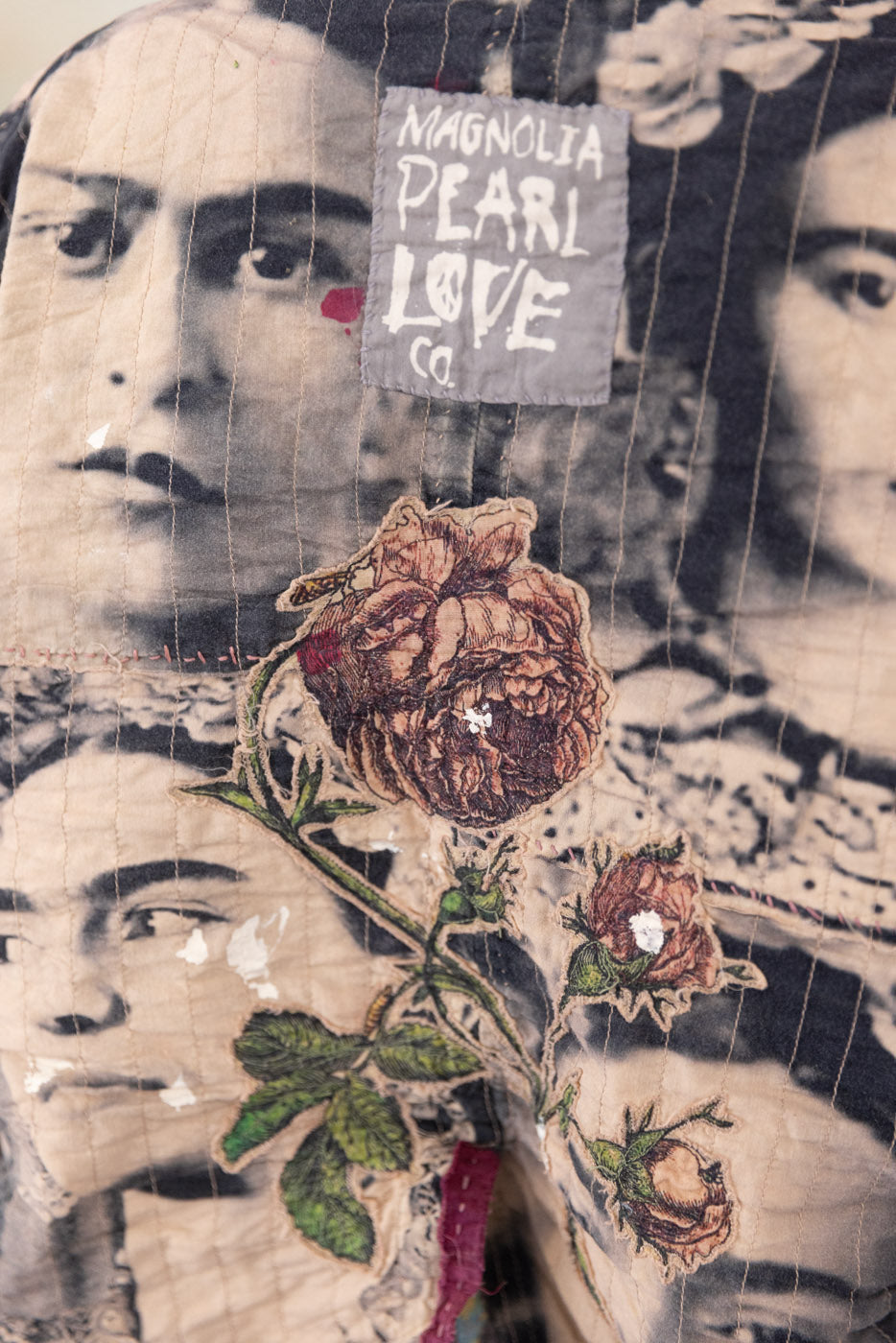 Magnolia Pearl Faces of Frida Kelley Jacket 1185 - Artist Shoot