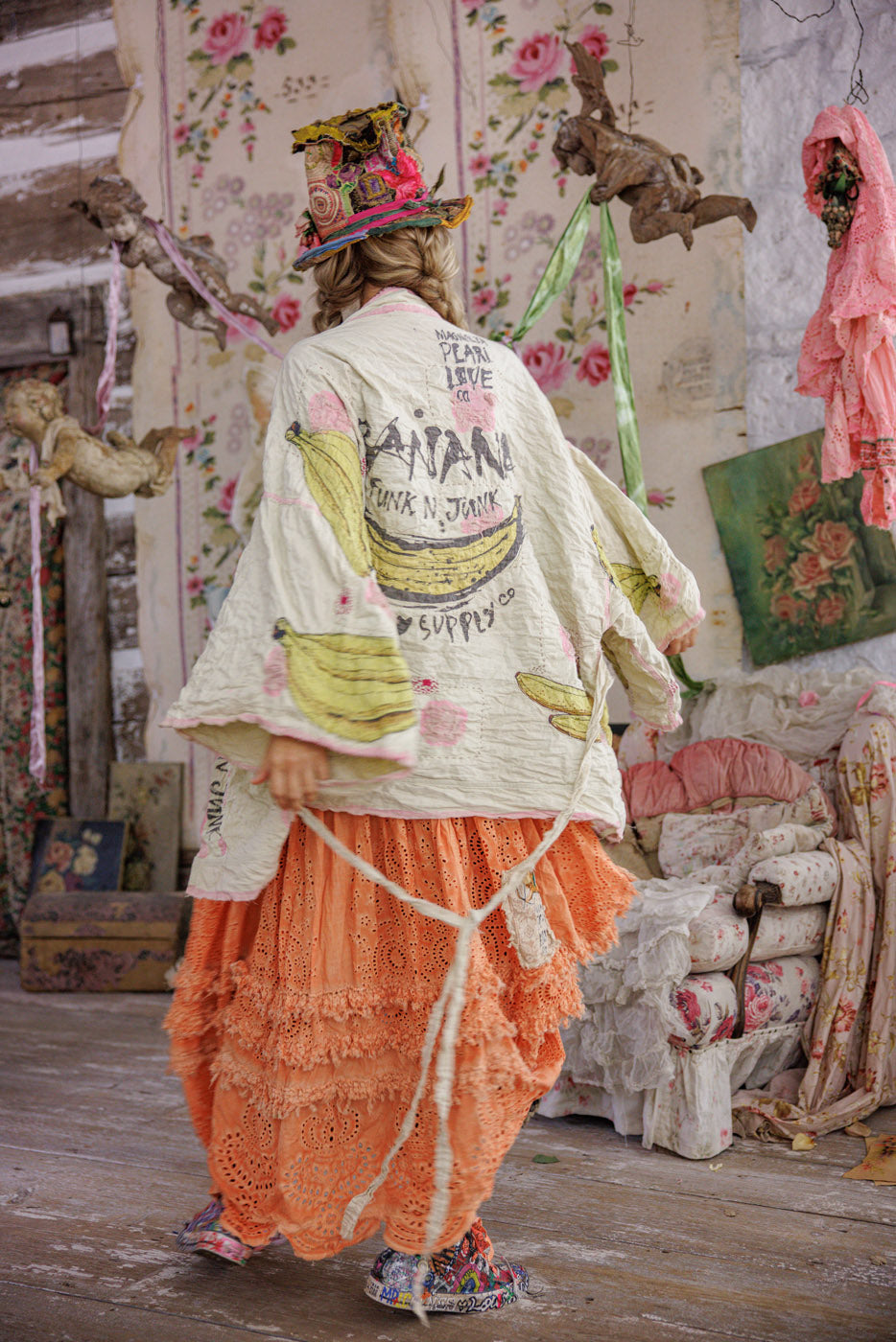 Magnolia Pearl Banana Funk N' Junk Kimono 1322 - Kiss Molly