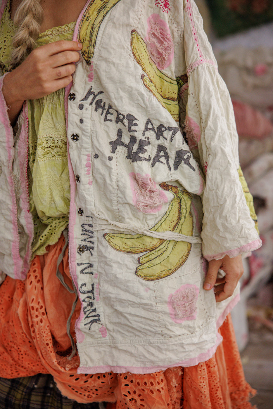 Magnolia Pearl Banana Funk N' Junk Kimono 1322 - Kiss Molly