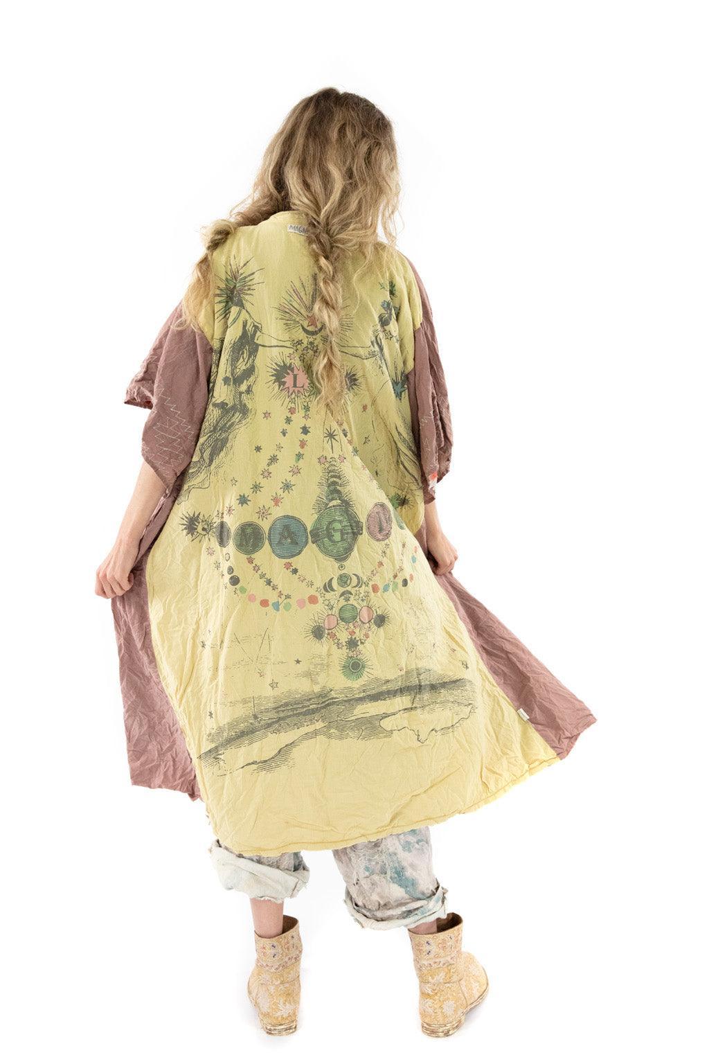 Magnolia Pearl Quiltwork Sinchu Kimono 573 - Saguaro