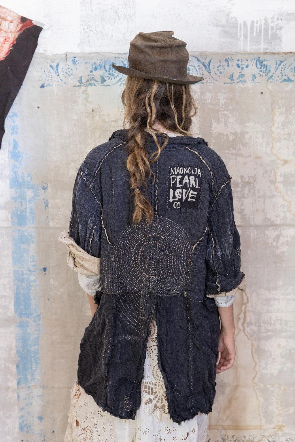 Magnolia Pearl Linen Contessa Jacket 781 - Midnight