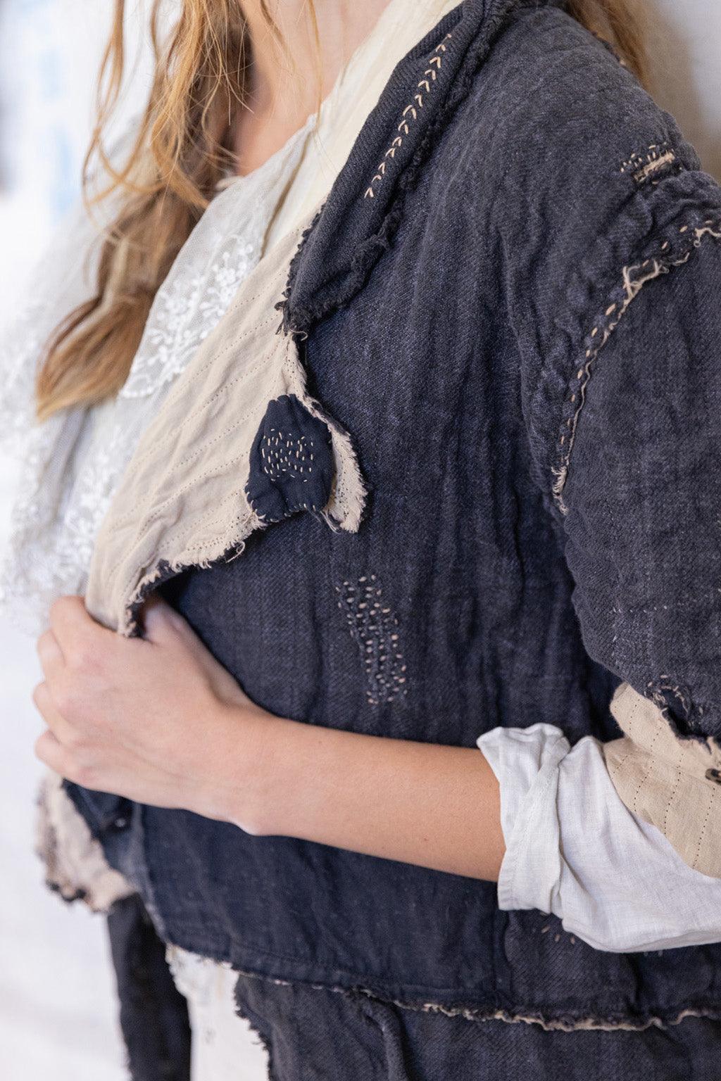 Magnolia Pearl Linen Contessa Jacket 781 - Midnight