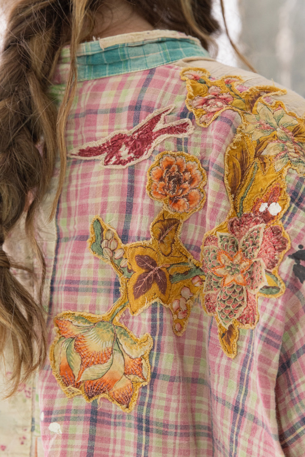 Magnolia Pearl Patchwork Beatix Kimono 798-Madras App