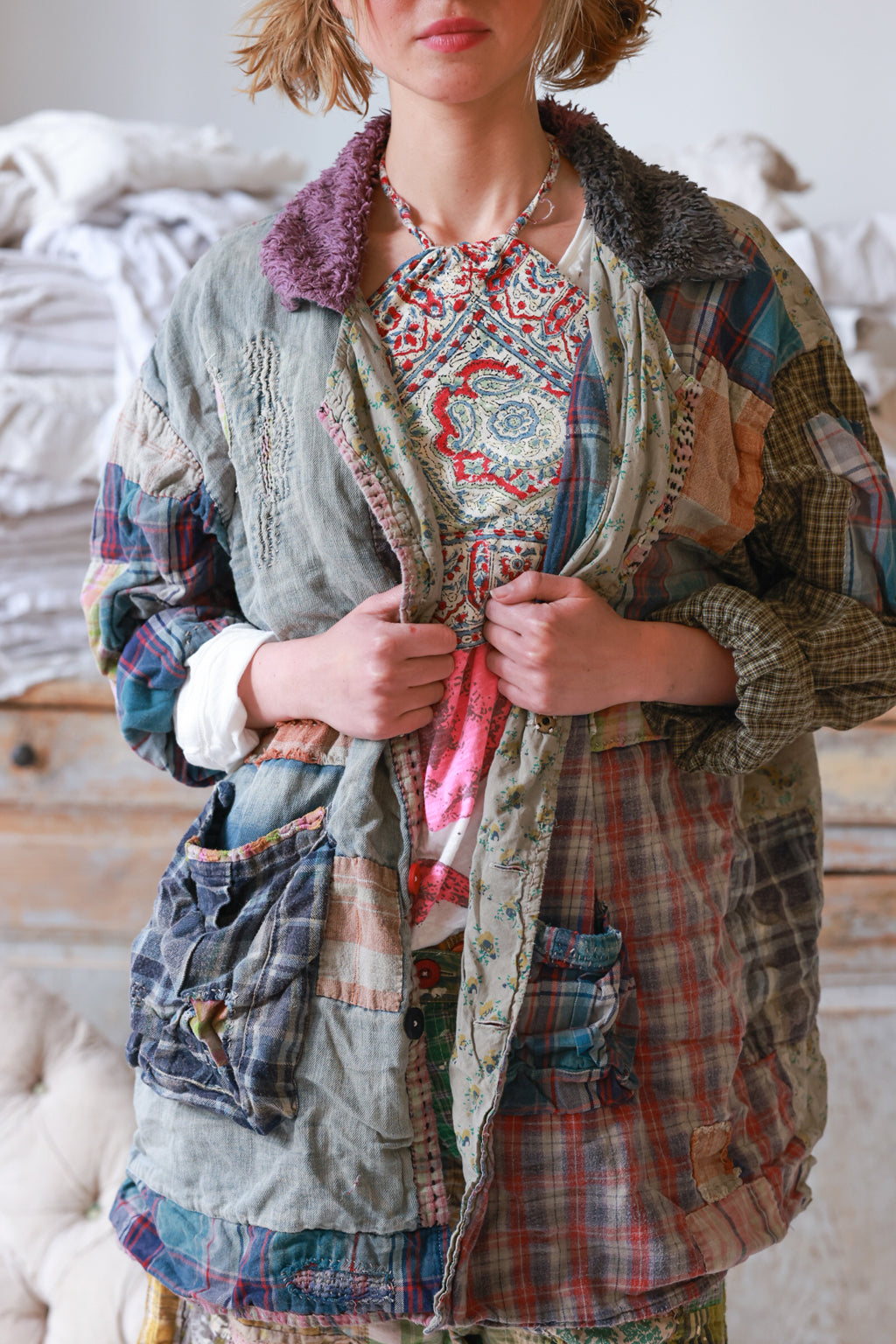 Magnolia Pearl Patchwork Kathmandu Jacket 936
