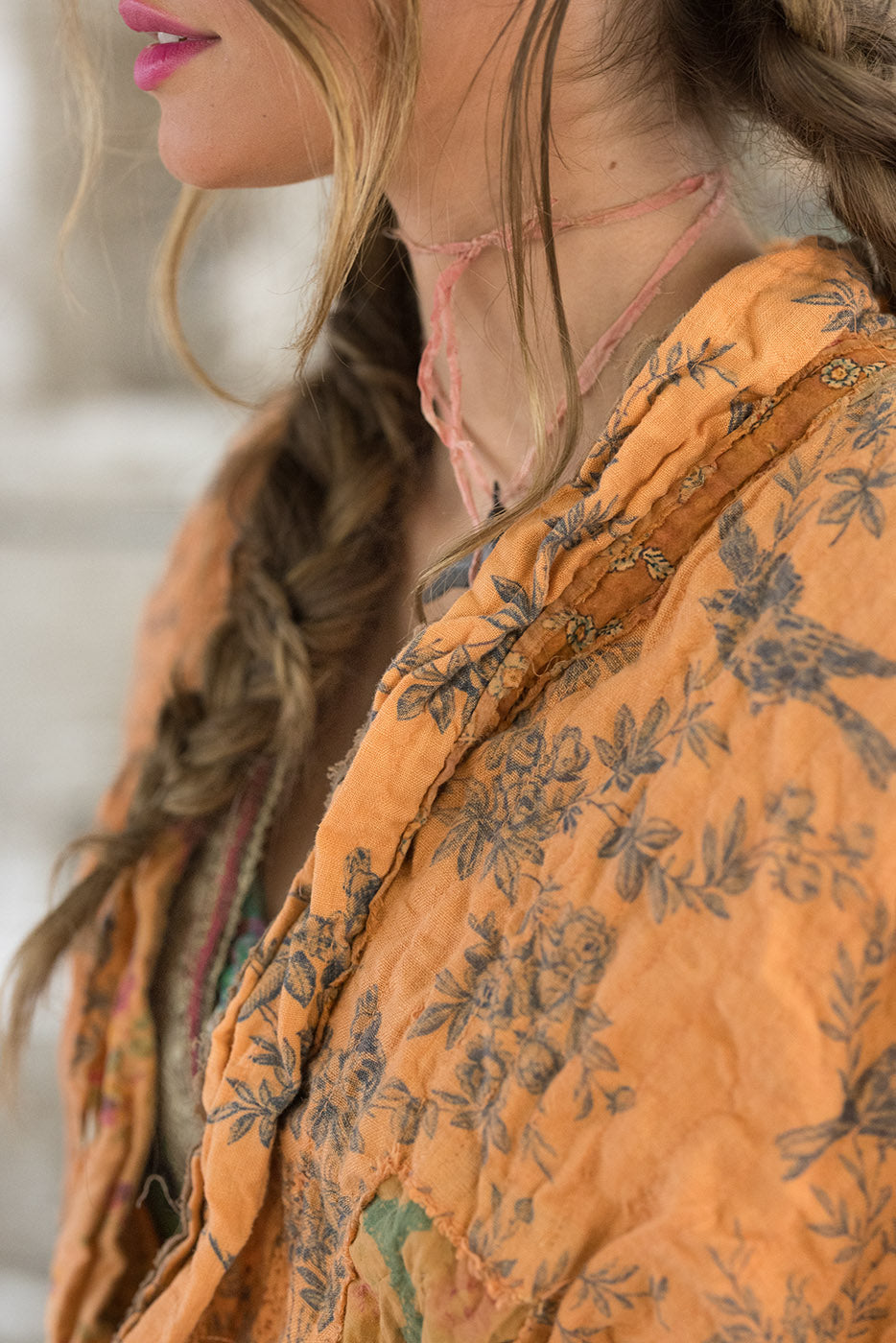 Magnolia Pearl Julian Floral Kimono 946 - Marmalade