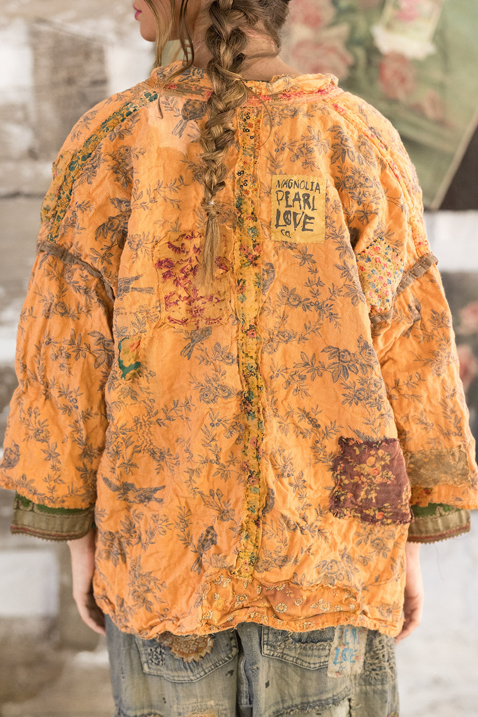 Magnolia Pearl Julian Floral Kimono 946 - Marmalade