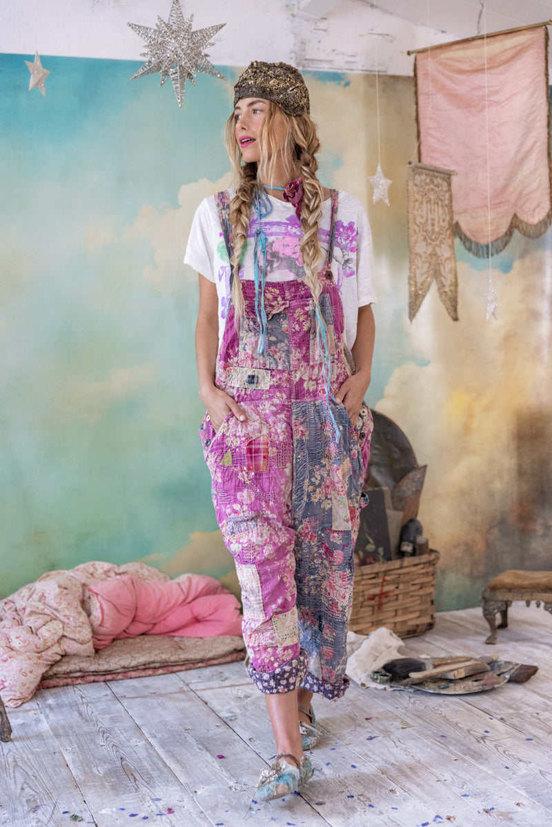 Magnolia Pearl Piecewise Love Overalls 151 - Dear Texas
