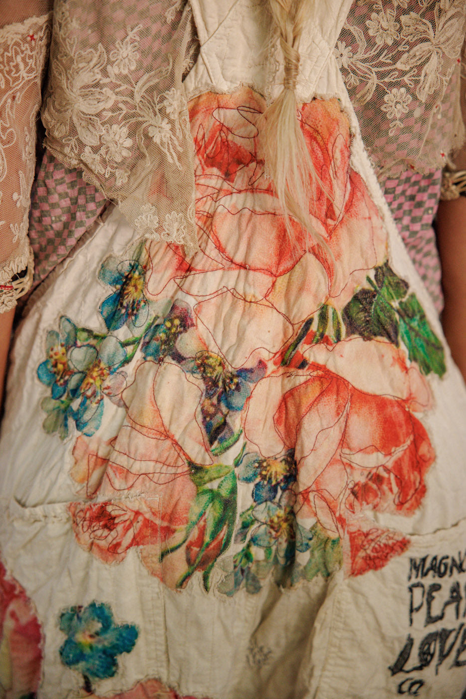Magnolia Pearl Birdie Bouquet Benjamin Overalls 171 - Moonlight