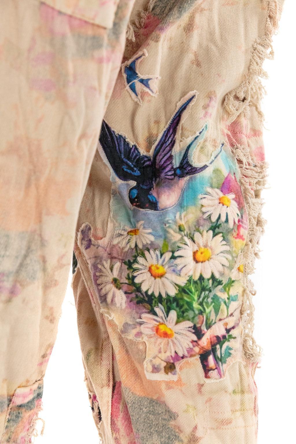 Magnolia Pearl Printed Bobbie Trousers 344 - Arborist