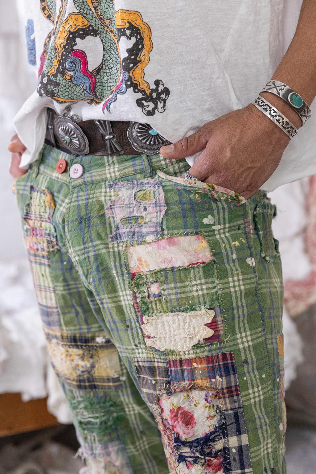 Magnolia Pearl Bobbie Trousers 403 - Romero Check