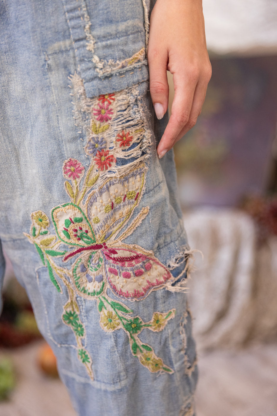 Magnolia Pearl Lil' Friends Miners Denim 423 - Washed Indigo