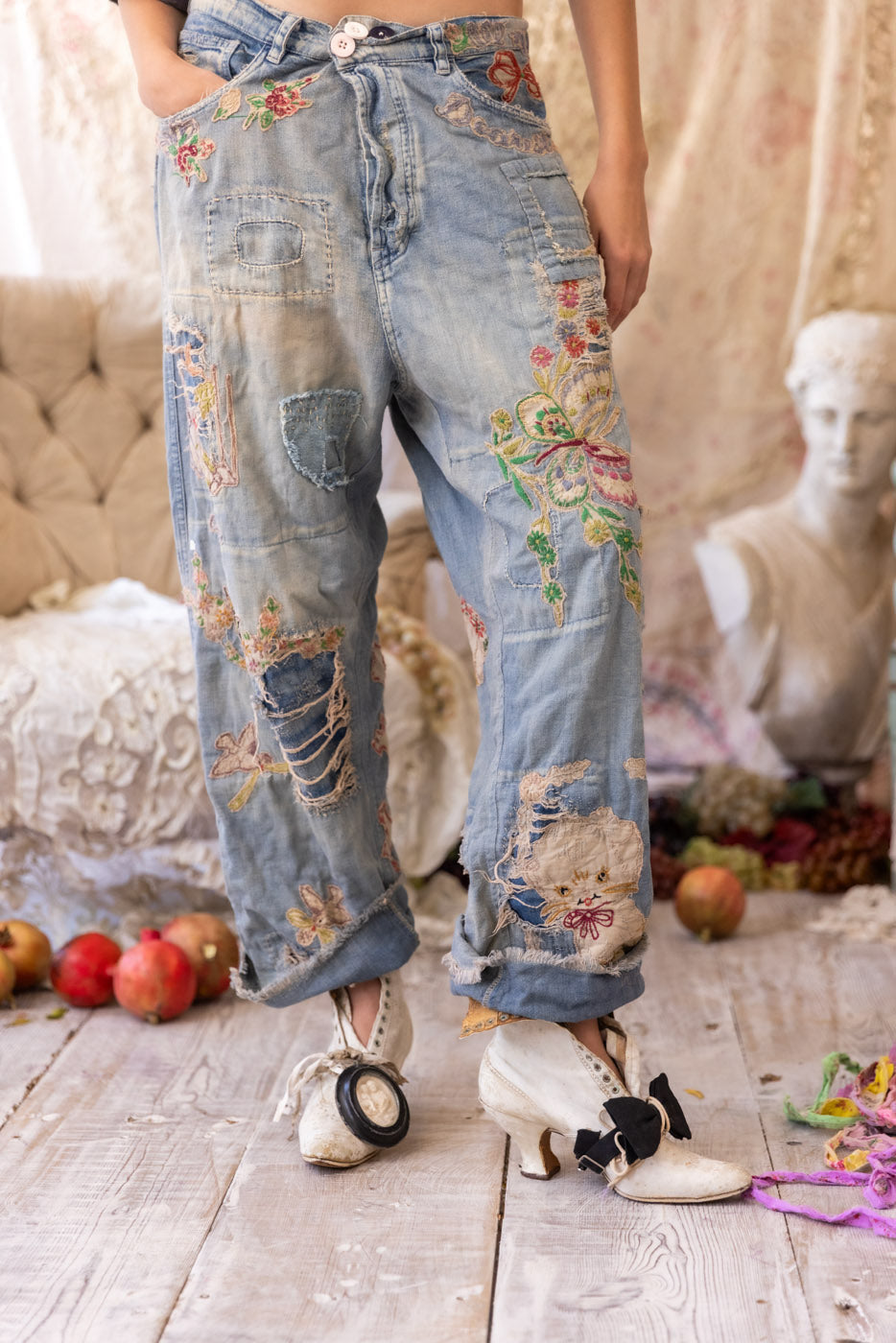 Magnolia Pearl Lil' Friends Miners Denim 423 - Washed Indigo