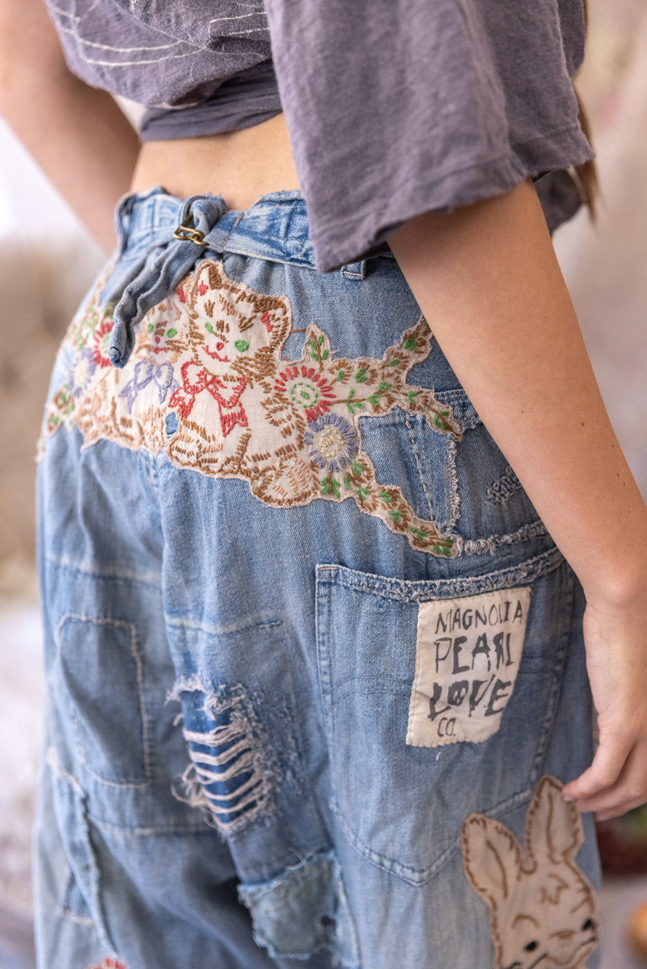 Magnolia Pearl Lil' Friends Miners Denim 423 - Washed Indigo