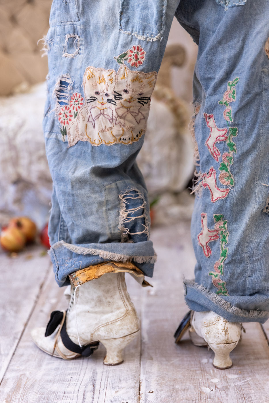 Magnolia Pearl Lil' Friends Miners Denim 423 - Washed Indigo