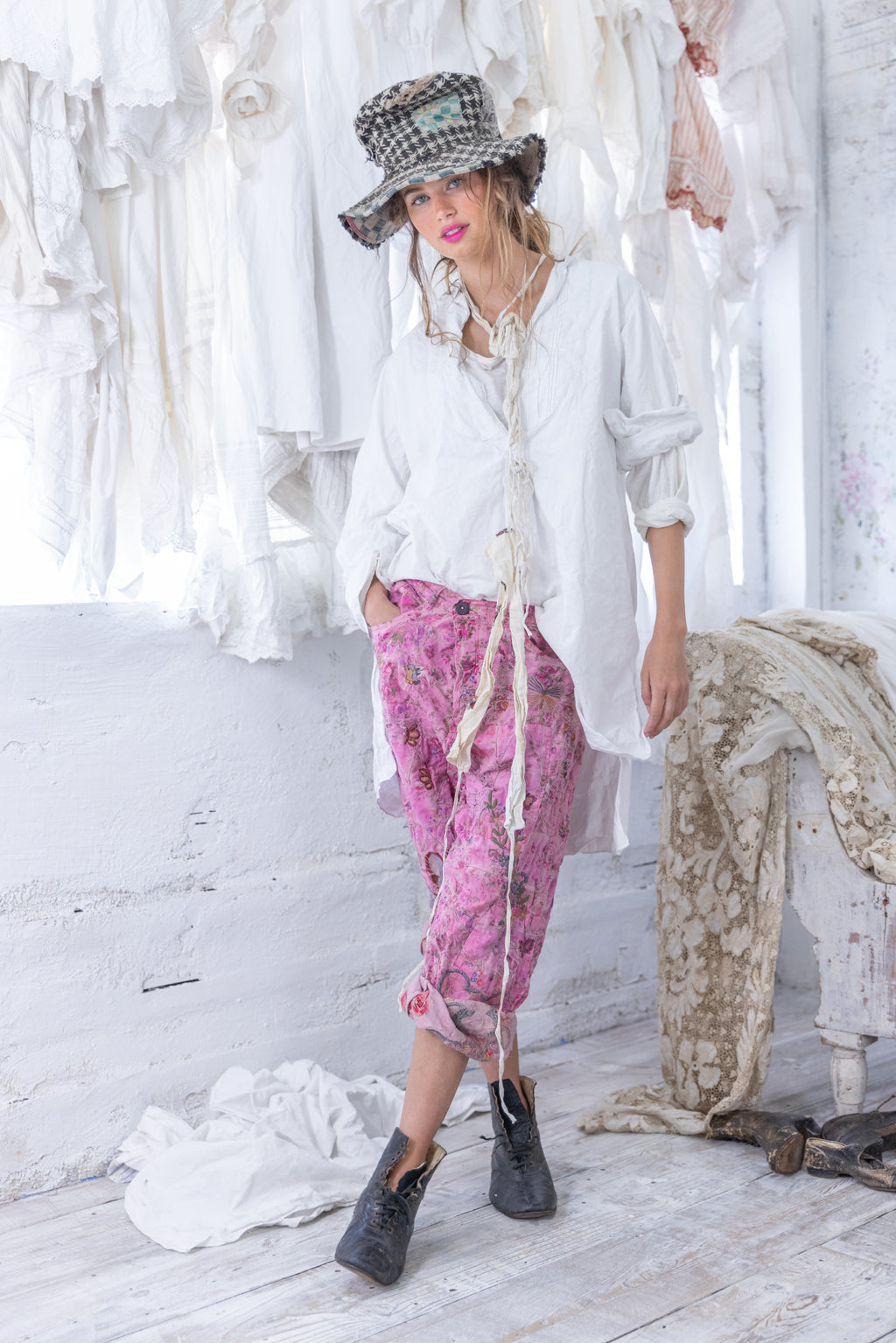 Magnolia Pearl Lil' Friends Miners Pants PANTS 505-Kashmin Pink