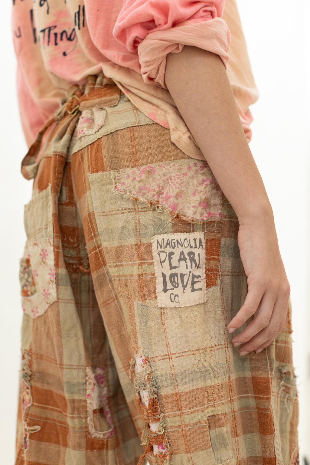 Magnolia Pearl Patchwork Crossroads Pants 567 - Carmel