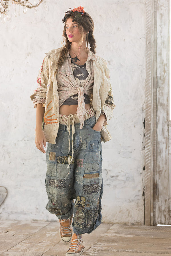 Magnolia Pearl Linen Dani Blues Denims 652 - Washed Indigo