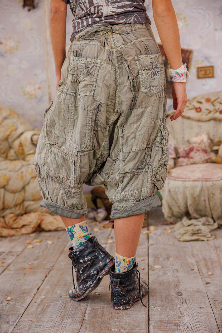 Magnolia Pearl Patchwork Joni Trousers 788 - Peace