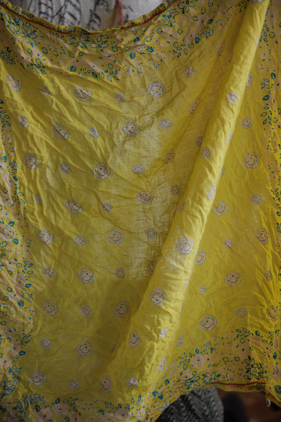 Magnolia Pearl MP Floral Tassel Scarf - Cloverfield