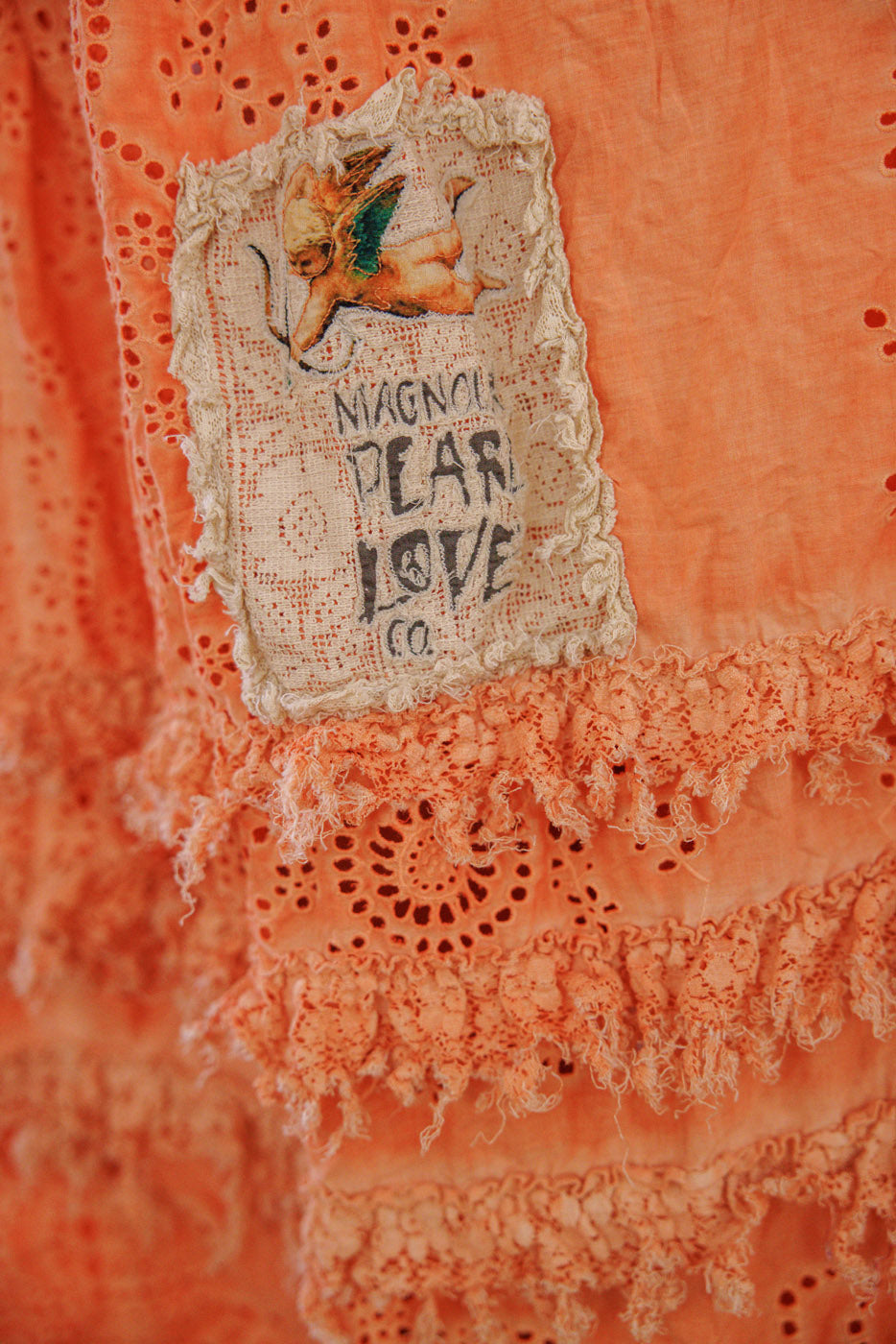 Magnolia Pearl Eyelet Skirt 223 - Arancia
