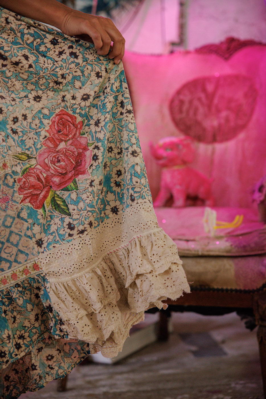 Magnolia Pearl Anselma Skirt 233 - Blue Eyes