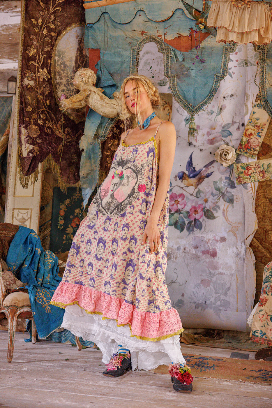Magnolia Pearl Frida Corazón Llameante Clementine Slip 197 - Espiritu Duradero