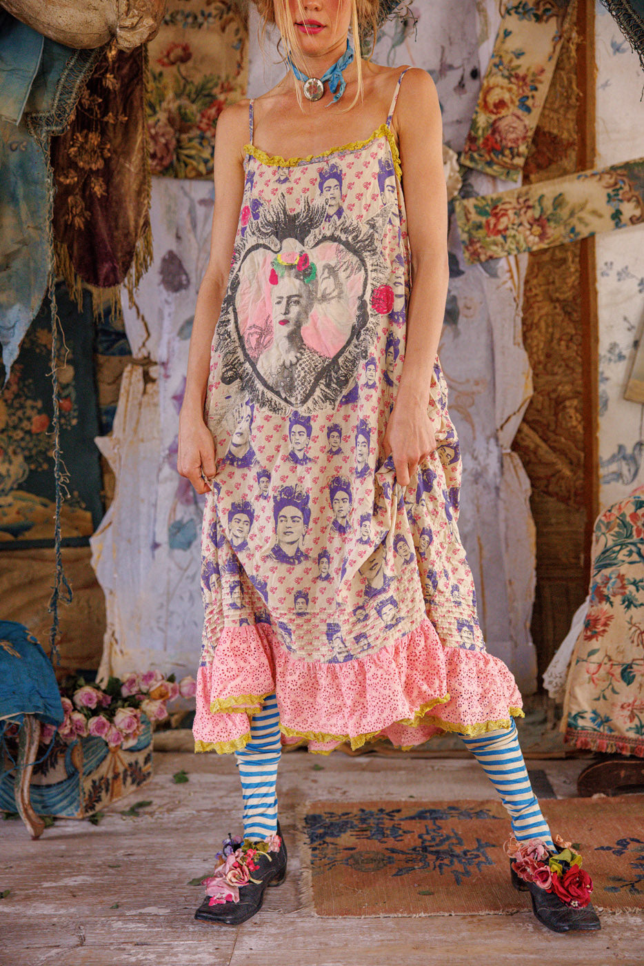 Magnolia Pearl Frida Corazón Llameante Clementine Slip 197 - Espiritu Duradero