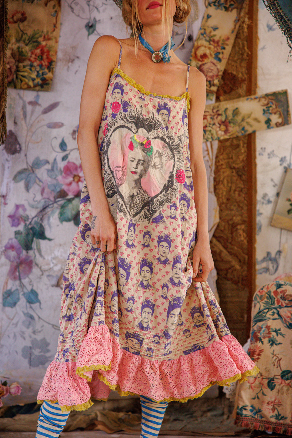 Magnolia Pearl Frida Corazón Llameante Clementine Slip 197 - Espiritu Duradero