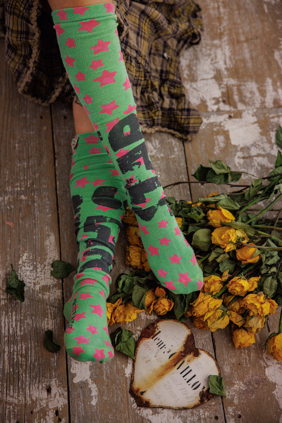 Magnolia Pearl Star OTK Socks 168 - Out Of This World