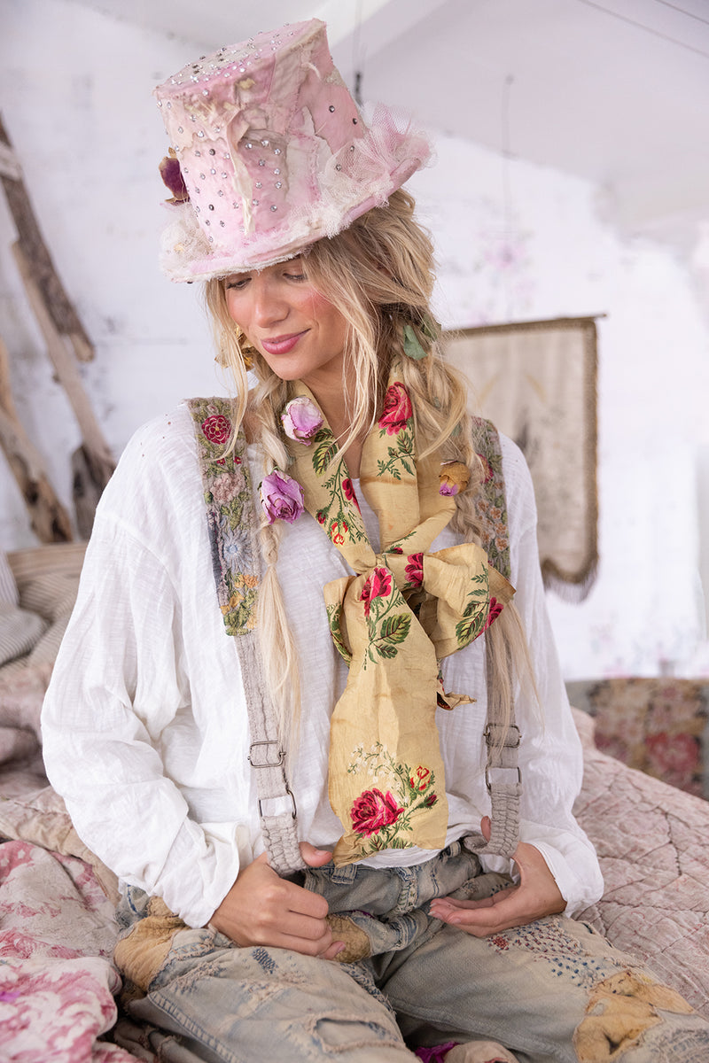 Magnolia Pearl Embroidered Shae Suspenders 015 - Moonlight