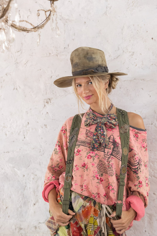 Magnolia Pearl Embroidered Patch Shae Suspender 024 - Peace