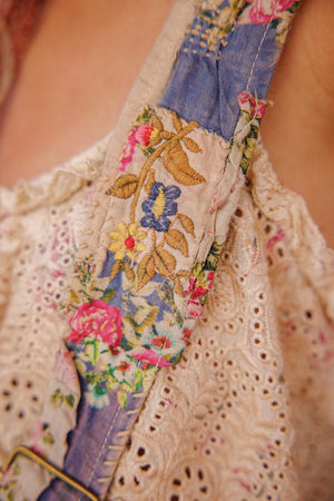 Magnolia Pearl Embroidered Floral Shae Suspenders 039 - European Summer