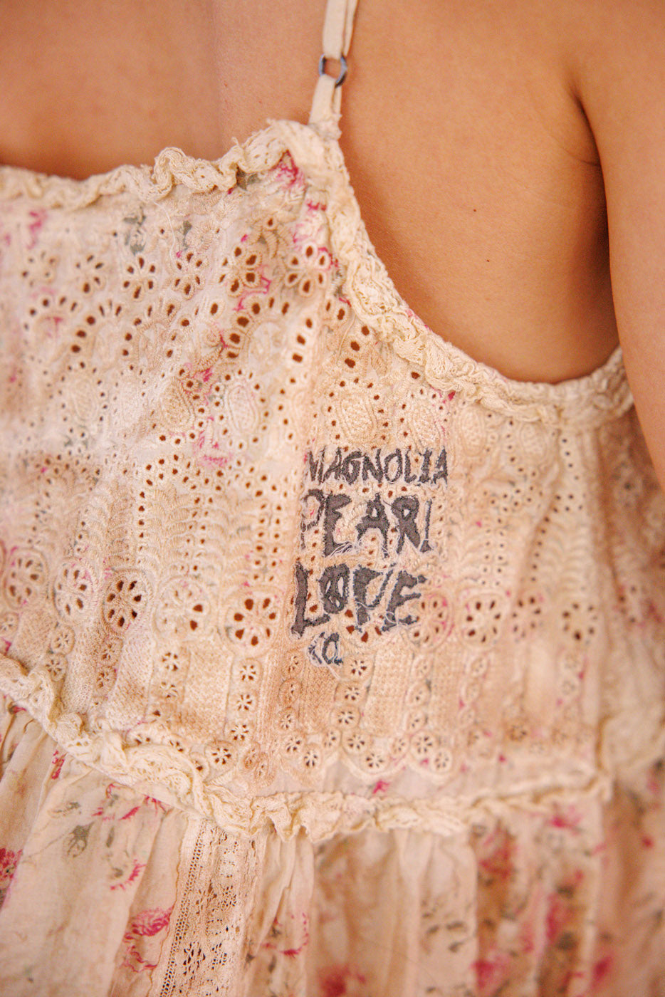 Magnolia Pearl Eyelet Esti Tank 361 - Brixton