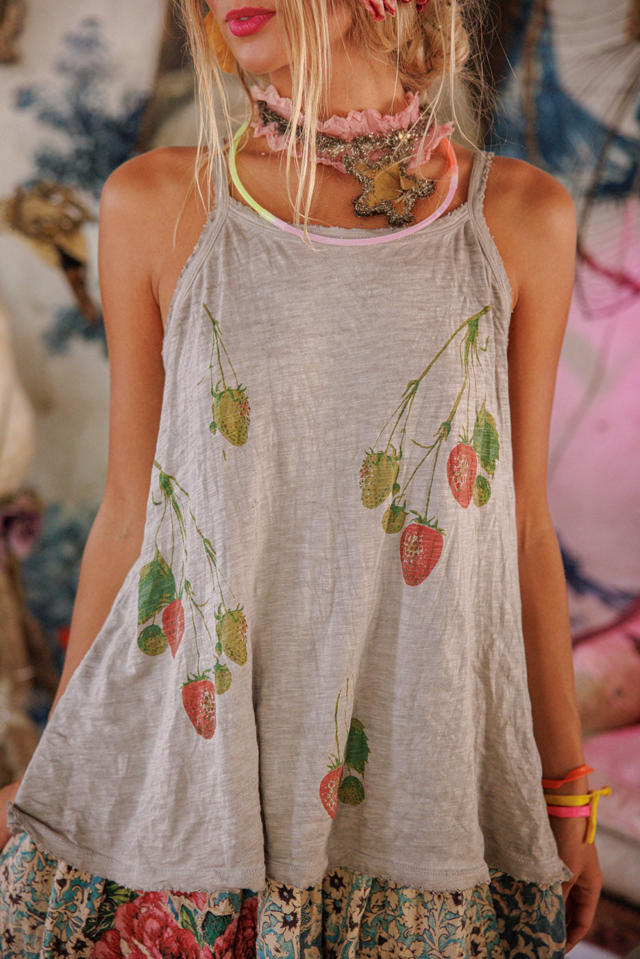 Magnolia Pearl Strawberry Lana Tank 426 - Pebble