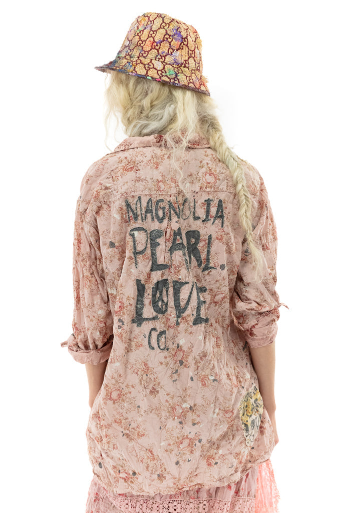 Magnolia Pearl Floral Print Raya Shirt 1299 - Cameo Rose