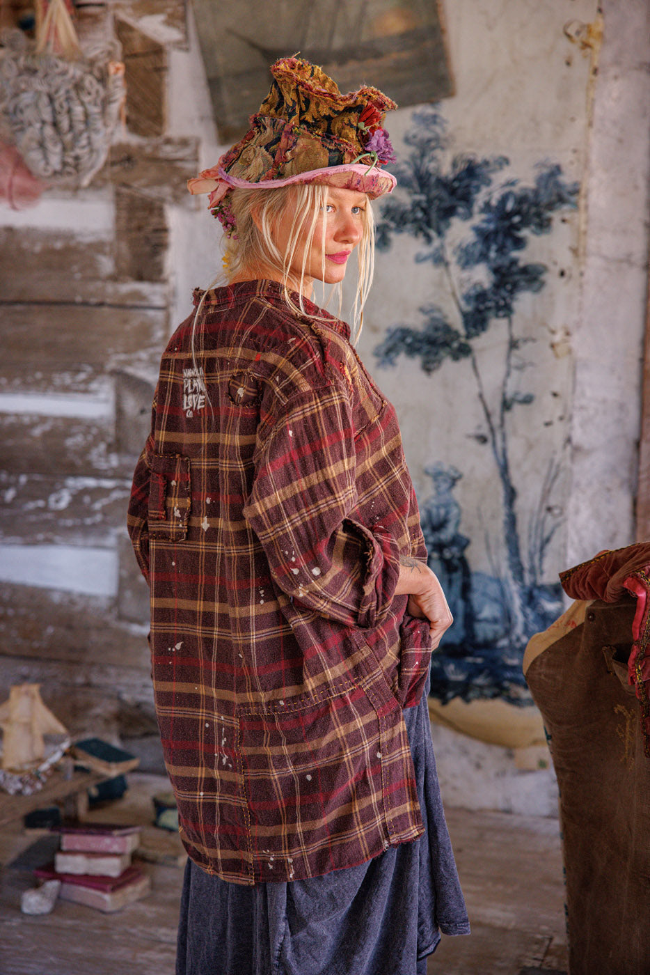 Magnolia Pearl Check Adison Workshirt 1391 - Strumbella