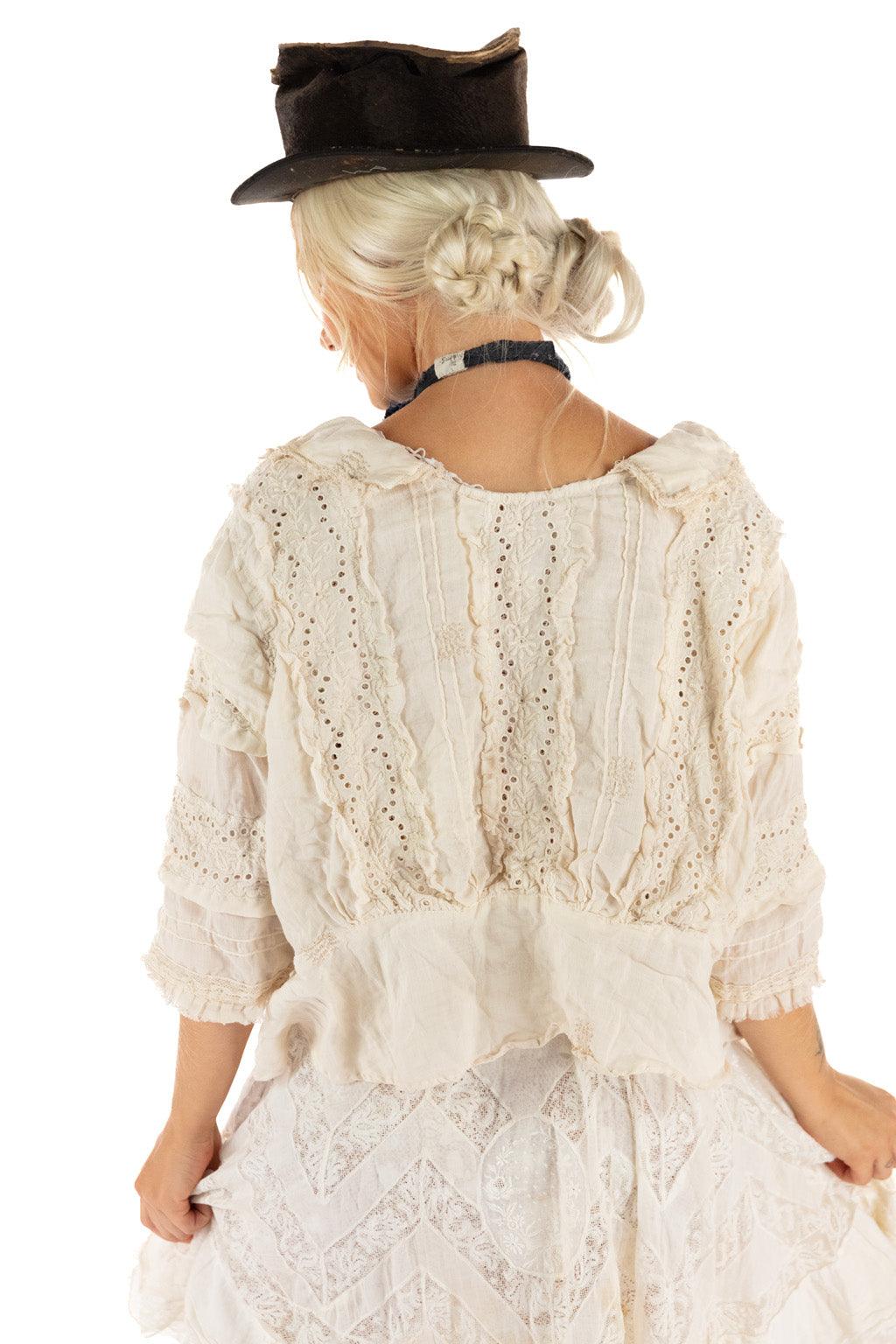 Magnolia Pearl Linen Ramie Marburger Blouse 1424 - Moonlight